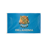 Polyester Oklahoma state flag with grommets