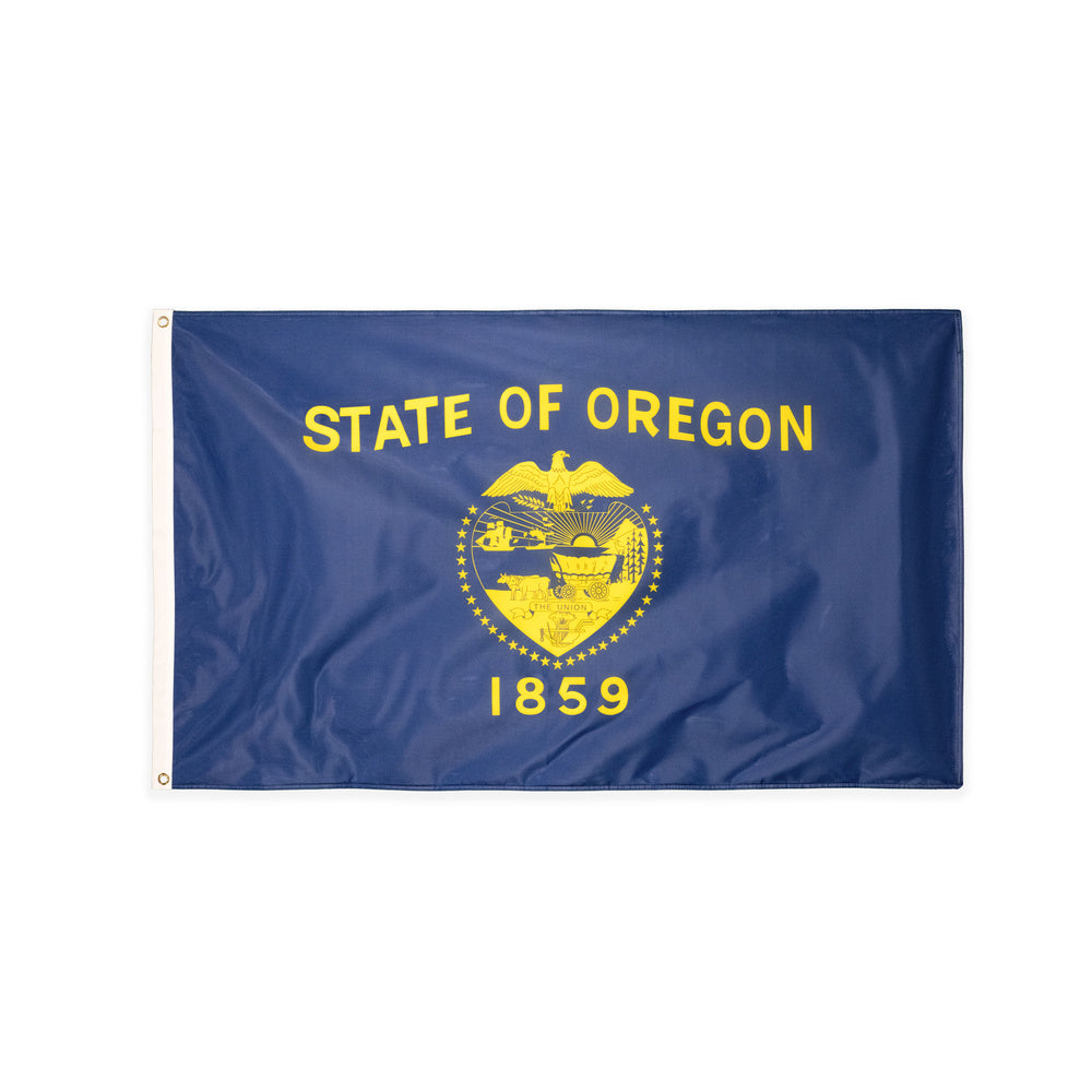 Polyester Oregon state flag with grommets