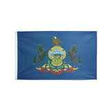 Polyester Pennsylvania state flag with grommets