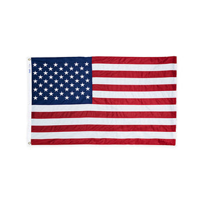 Small Nyl-Glo American flag with grommets