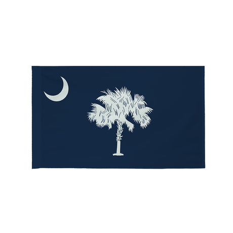 South Carolina state flag with pole sleeve