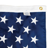Standard Nylon American flag heading and grommets