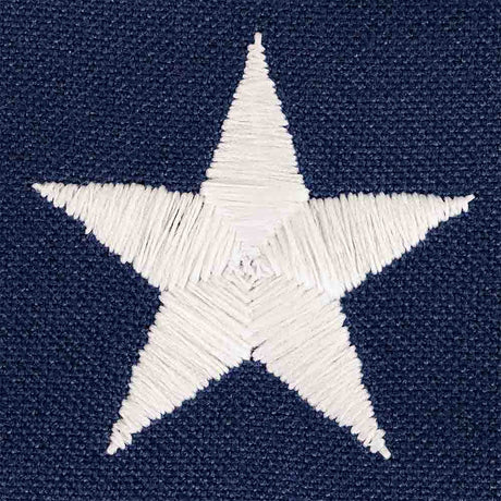 Standard Polyester American flag embroidered star