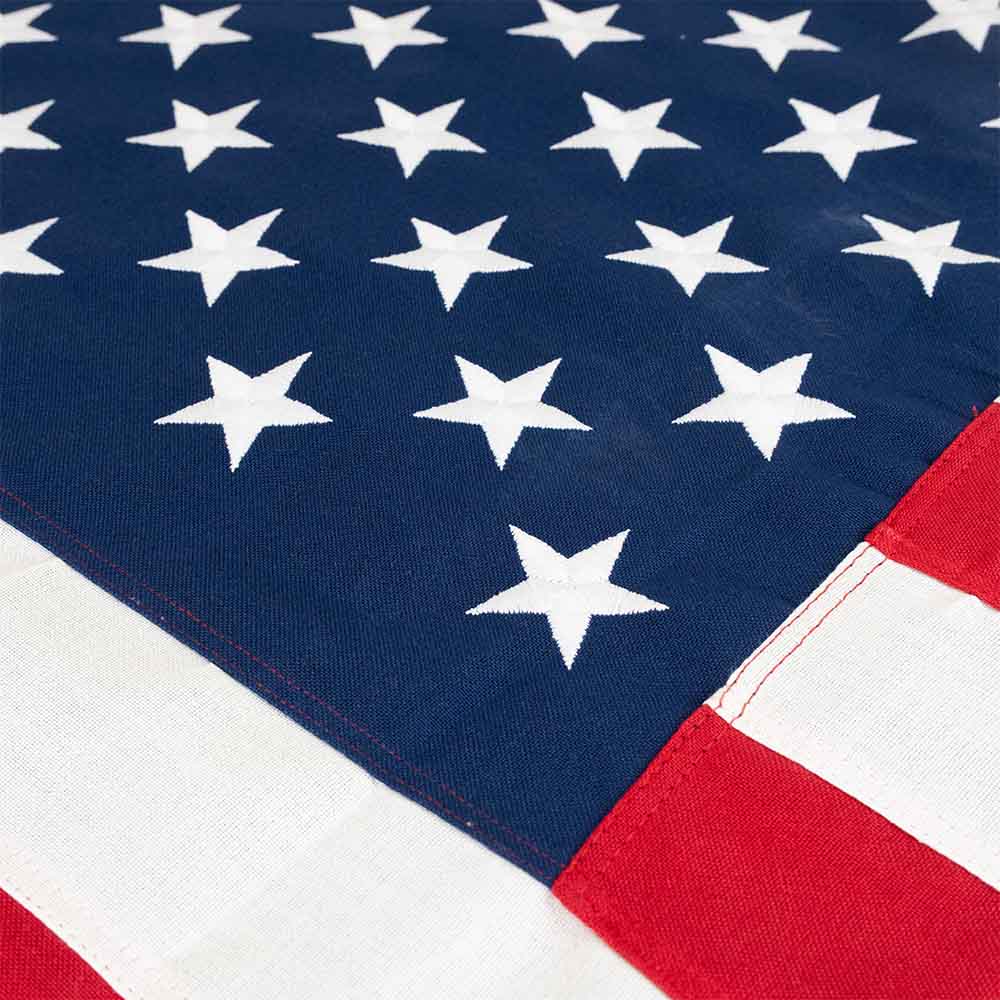 YIYUESQUHF Amerikanische Flagge 1,2x1,8 M – Super Robustes Gesponnenes Polyester, Gestickte Sterne, Wasser- & UV-beständig