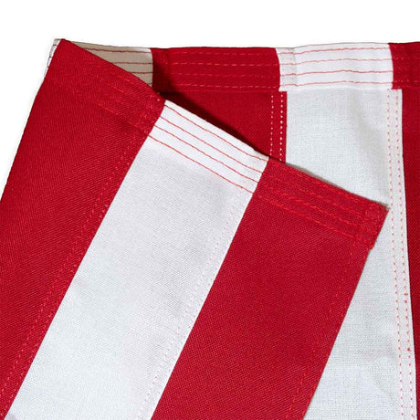 Standard Polyester American flag fly end