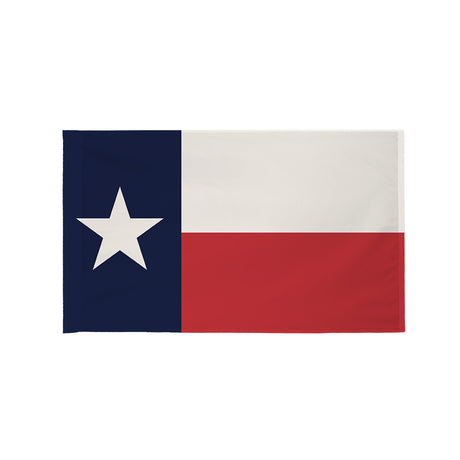 Texas state flag with pole sleeve