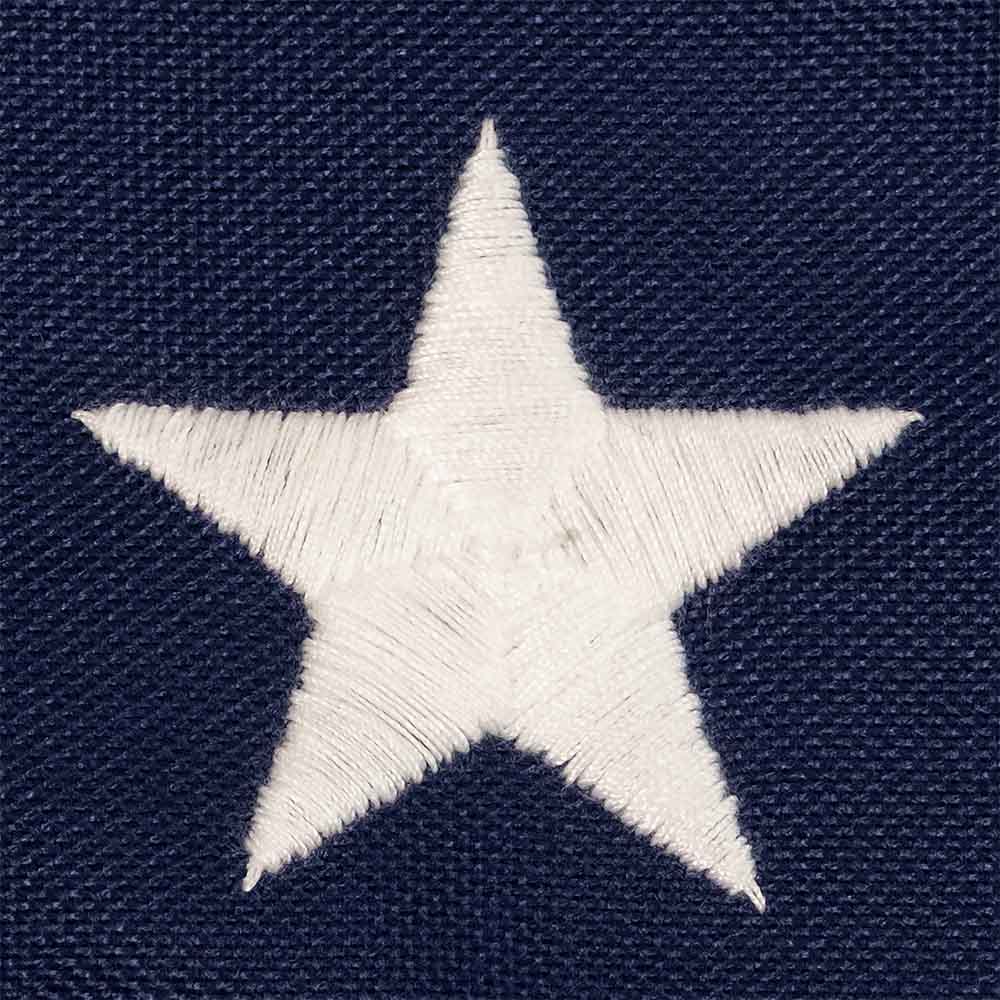 Tough-Tex Polyester American flag embroidered star