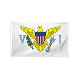 US Virgin Islands flag with grommets