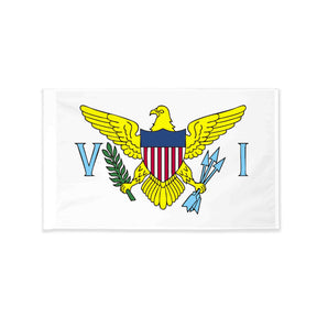 US Virgin Islands flag with pole sleeve