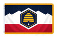 2023 Utah flag with fringe