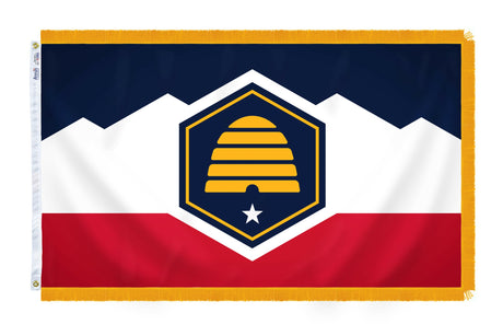 2023 Utah flag with fringe