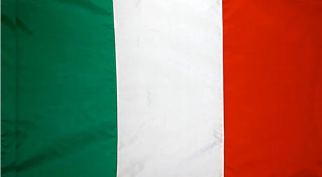 Italy Flag with Pole Sleeve - For Indoor Use