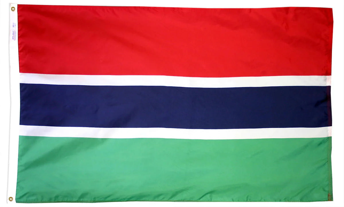 Gambia Flag - For Outdoor Use