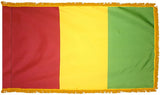 Guinea Flag with Fringe - For Indoor Use