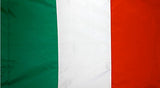 Italy Flag with Pole Sleeve - For Indoor Use