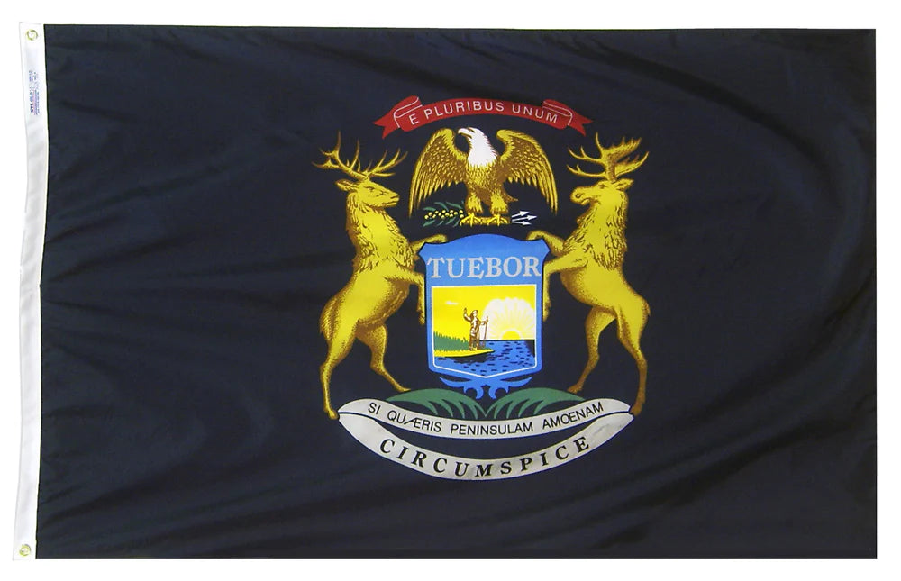 Michigan - State Flag - For Outdoor Use