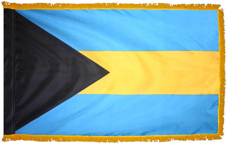 Bahamas Flag with Fringe - For Indoor Use