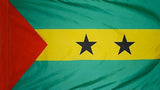 Sao Tome and Principe Flag with Pole Sleeve - For Indoor Use