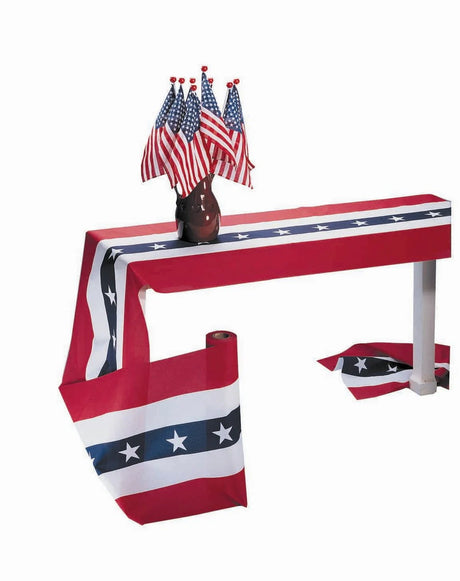 Bunting - Red/White/Blue - Polycotton - Bolt 18"x60 yard