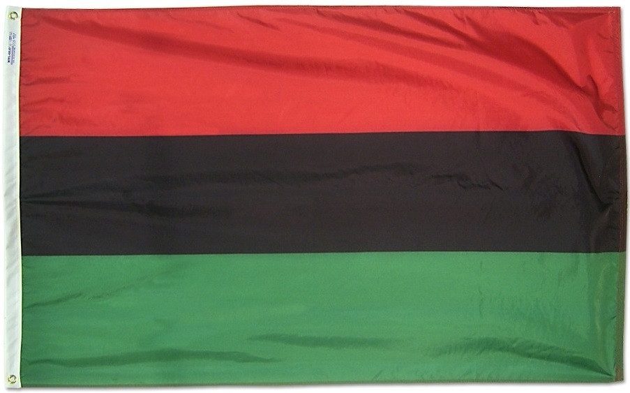 Afro American - Outdoor Flag with heading & grommets