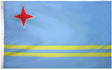 Aruba - Outdoor Flag with heading & grommets