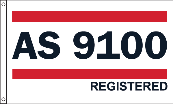 AS9100 Flag Red/White/Blue Design