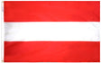 Austria - Outdoor Flag with heading & grommets