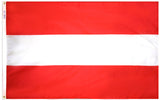 Austria - Outdoor Flag with heading & grommets