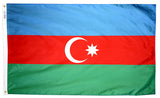 Azerbaijan - Outdoor Flag with heading & grommets