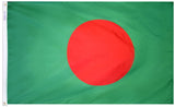 Bangladesh - Outdoor Flag with heading & grommets