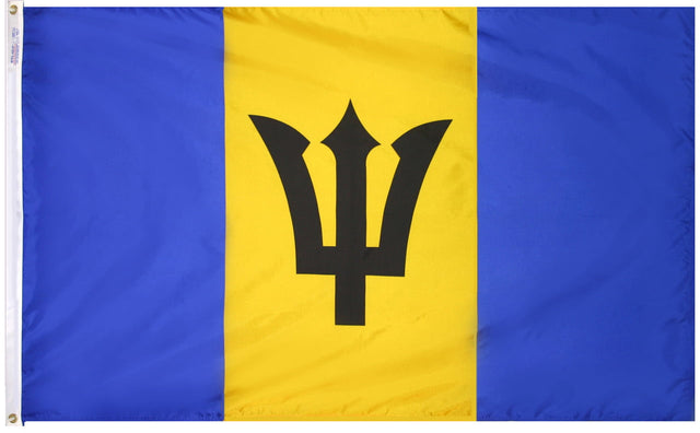 Barbados - Outdoor Flag with heading & grommets