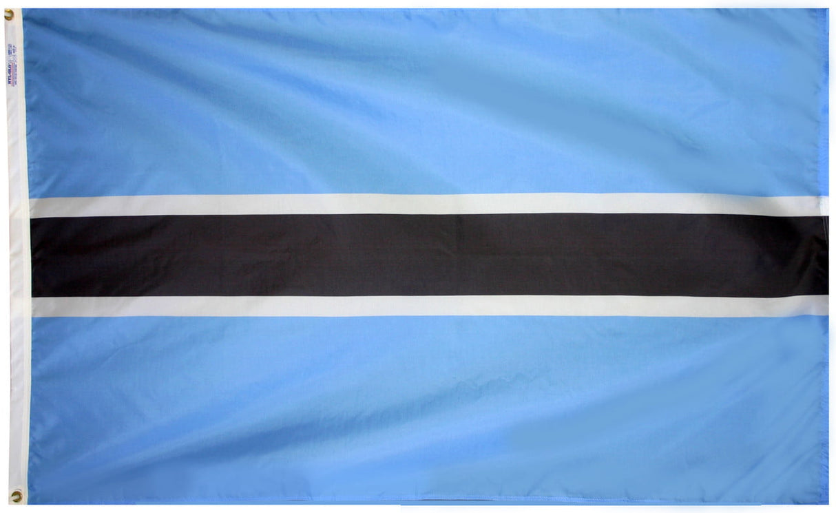 Botswana - Outdoor Flag with heading & grommets