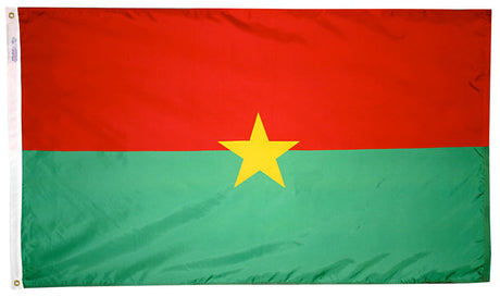 Burkina Faso - Outdoor Flag with heading & grommets