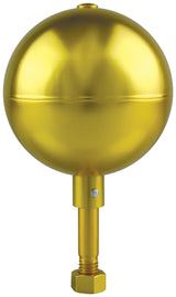 Gold Finish Aluminum Ball Top for Commercial Flagpoles