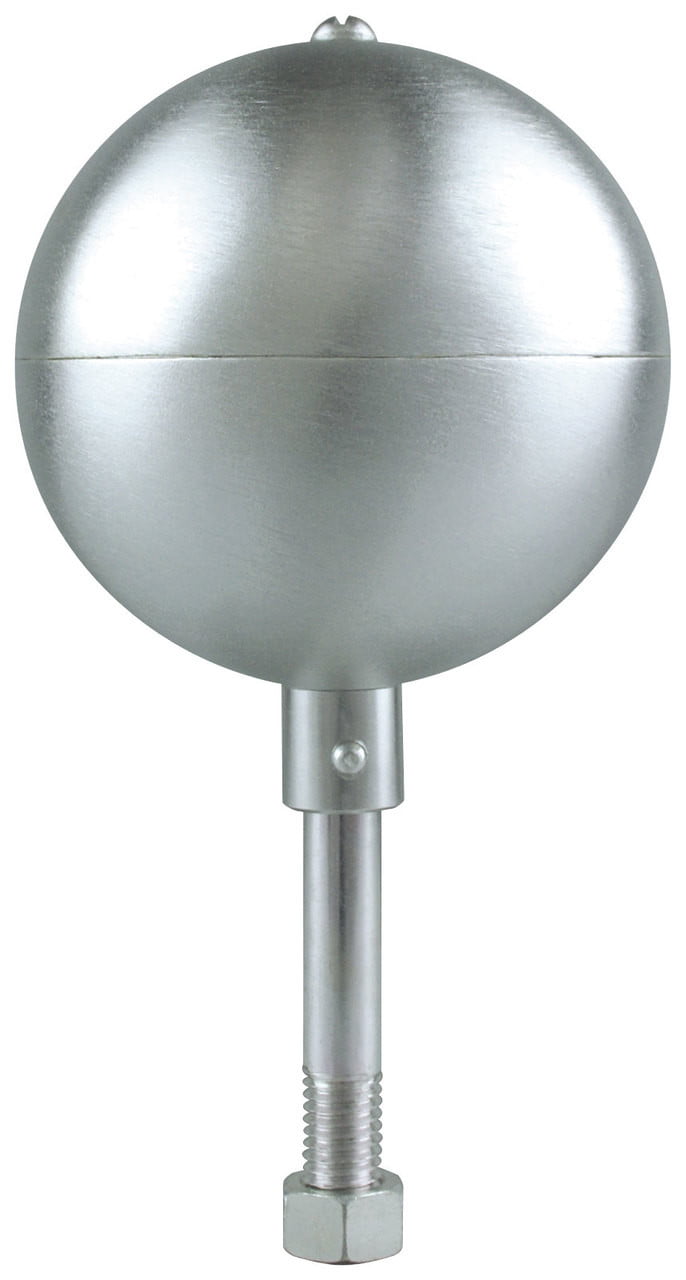 Satin Finish Aluminum Ball Top for Commercial Flagpoles