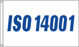 ISO 14001 Flag - Blue Design
