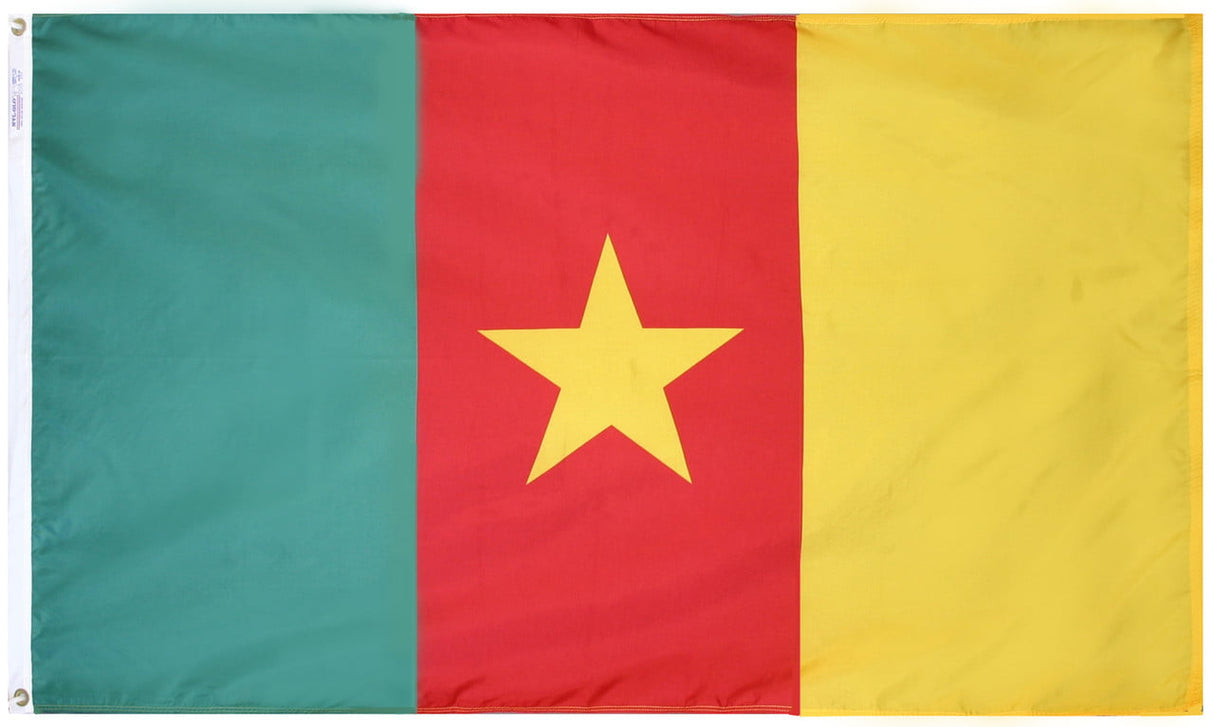 Cameroon - Outdoor Flag with heading & grommets