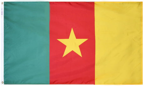 Cameroon - Outdoor Flag with heading & grommets