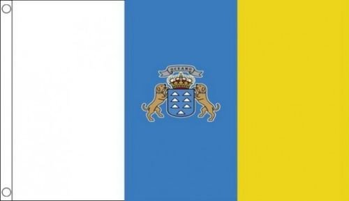 Canary Islands - Outdoor Flag with heading & grommets