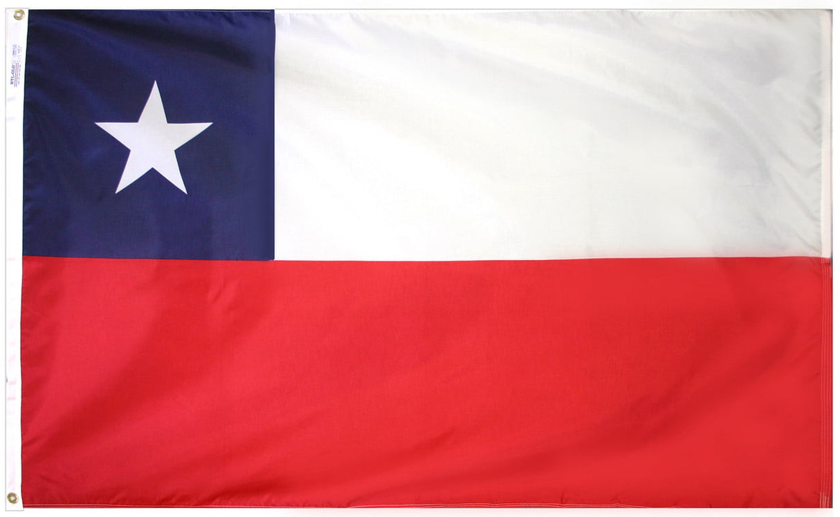 Chile - Outdoor Flag with heading & grommets