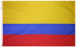 Colombia - Outdoor Flag with heading & grommets