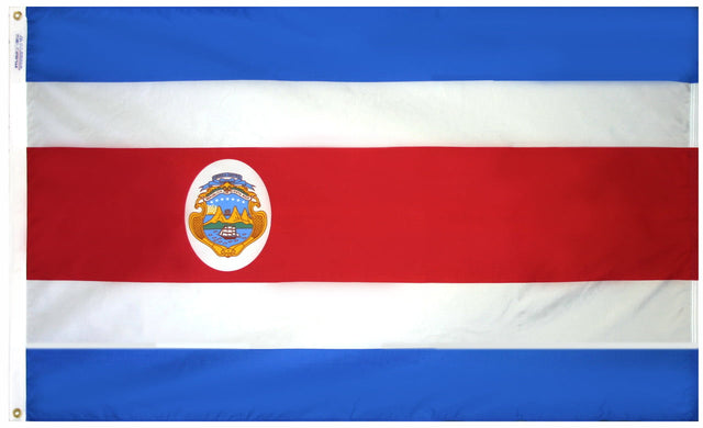 Costa Rica - Outdoor Flag with heading & grommets