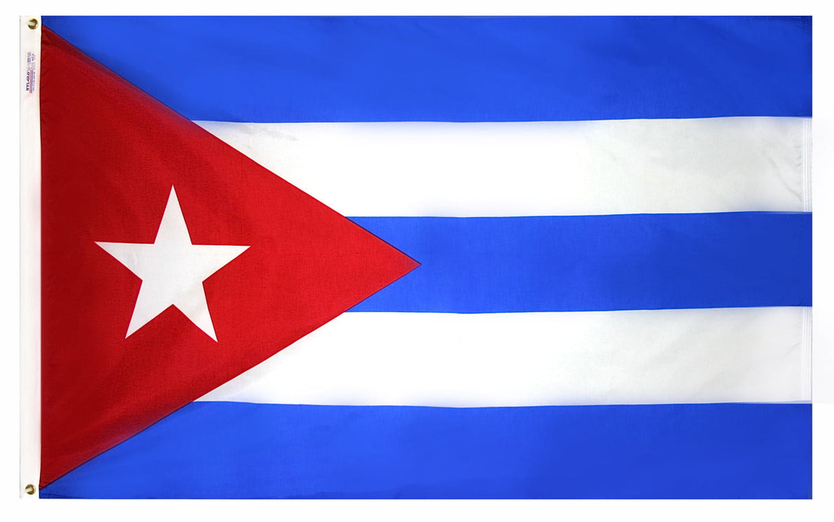 Cuba - Outdoor Flag with heading & grommets