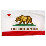 California - State Flag (finished with heading and grommets)