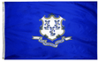 Connecticut - State Flag (finished with heading and grommets)