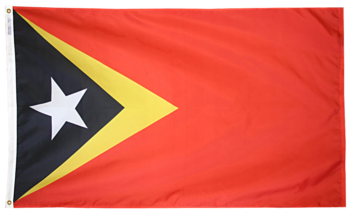 East Timor - Outdoor Flag with heading & grommets