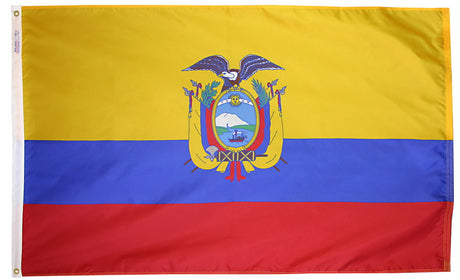 Ecuador - Outdoor Flag with heading & grommets