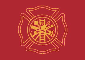 Firefighters' Flag - 3'x5' - For Outdoor Use