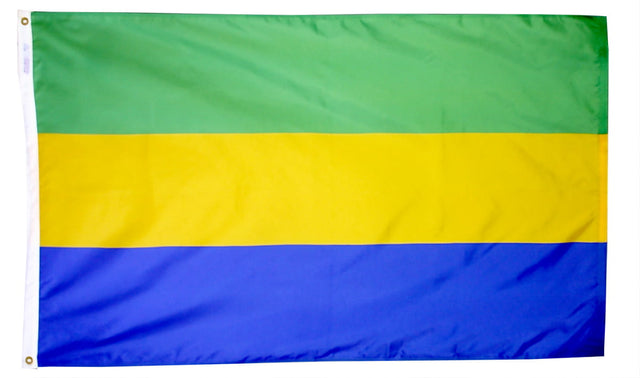 Gabon - Outdoor Flag with heading & grommets