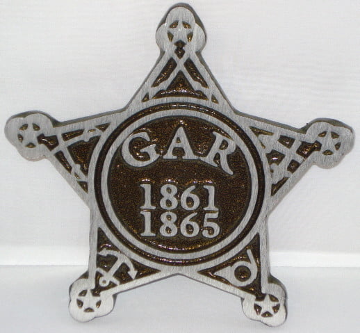 Civil War GAR Veteran Grave Marker